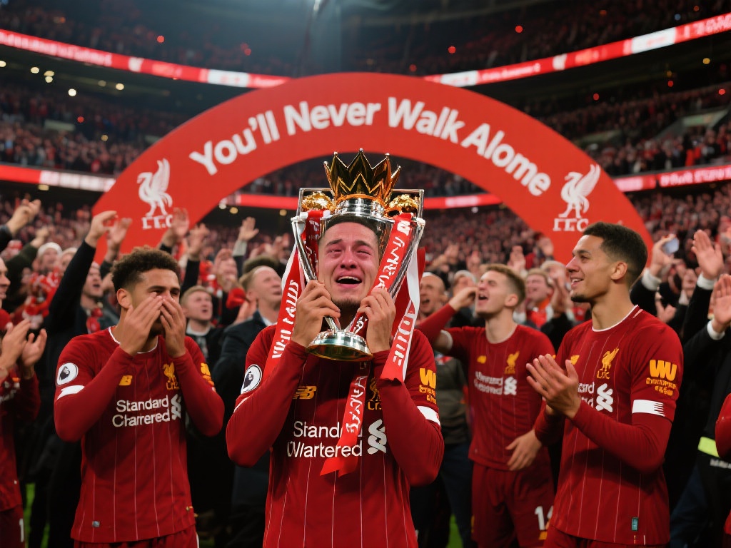英超夺冠!6万人齐唱永不独行,利物浦众将泪洒赛场 利物浦的这次夺冠并非偶然,而是多年磨砺后